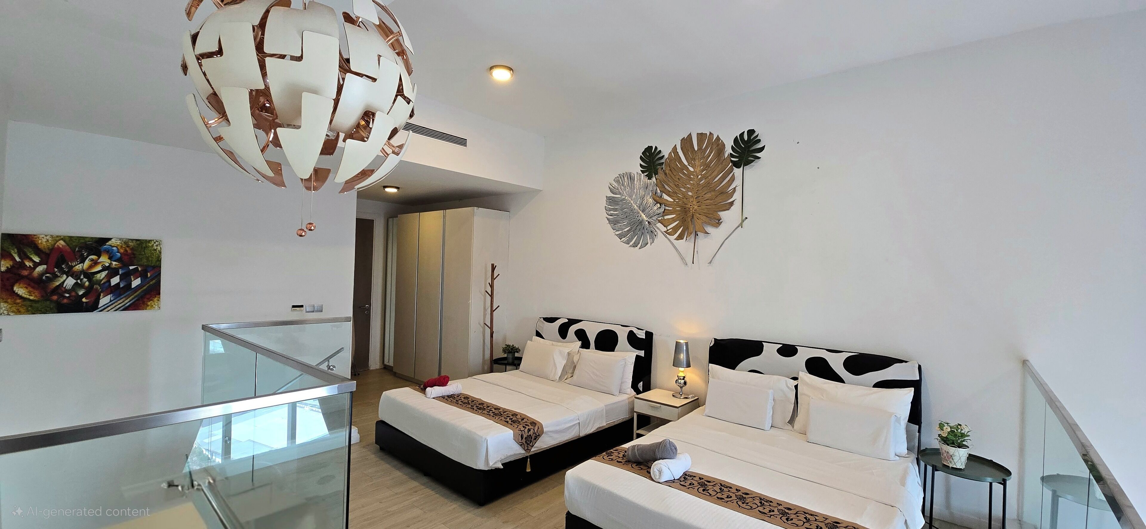 Grand Apartment, Lake View, Lakeside | Premium bedding, individually decorated, individually furnished, desk