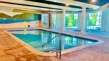 Indoor pool, outdoor pool