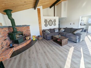 Älytelevisio, takka, videopelejä, tietokoneen näyttö