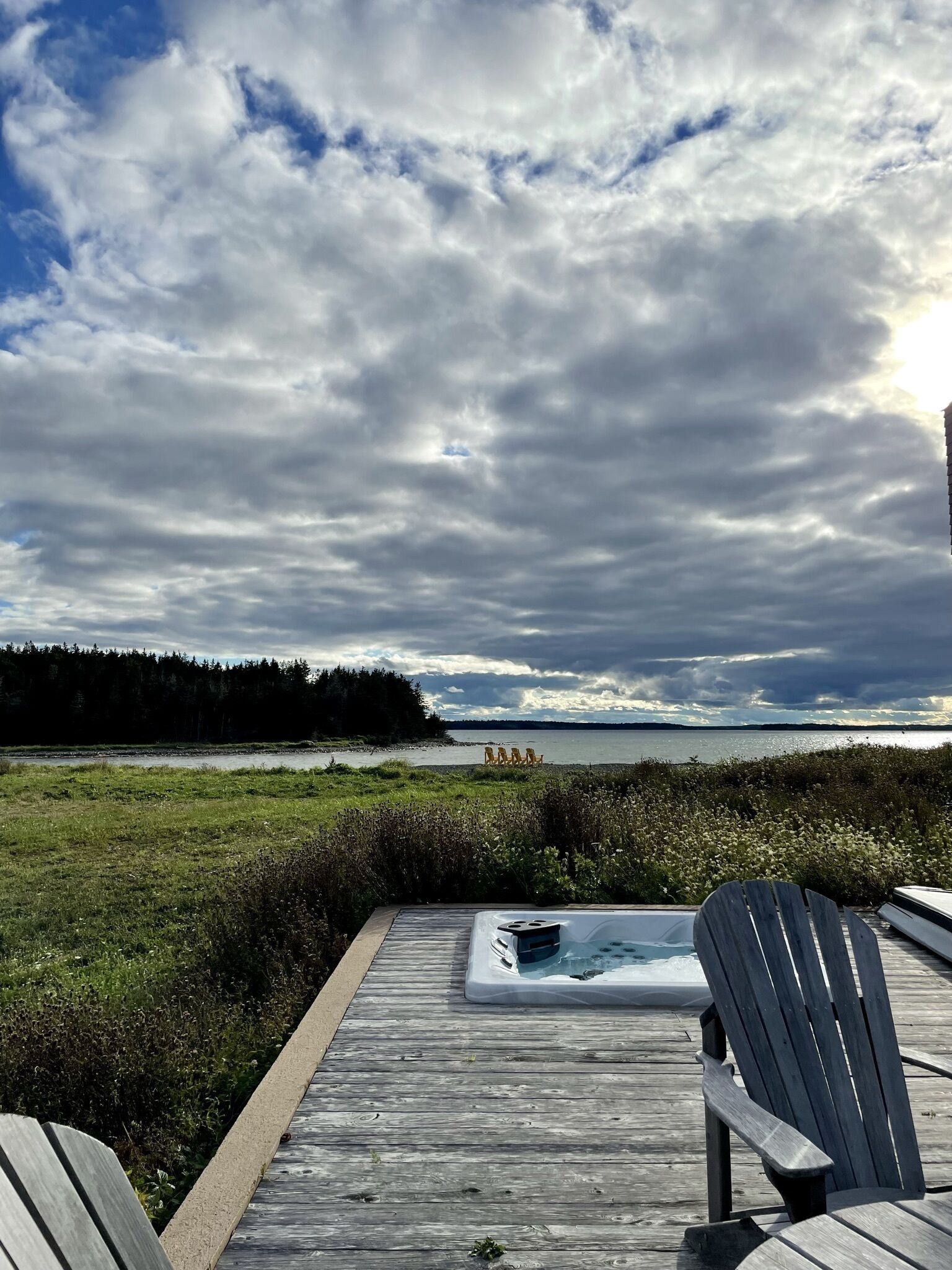 Bain à remous extérieur