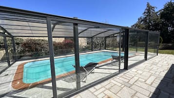 Indoor pool, a heated pool