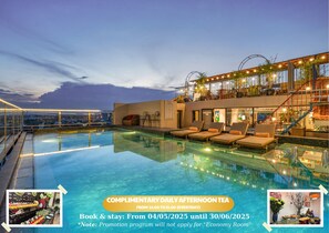 2 outdoor pools, pool umbrellas, pool loungers - Soleil by Soluna - A Charming Touch of Hoi An's Heritage (Da Nang)