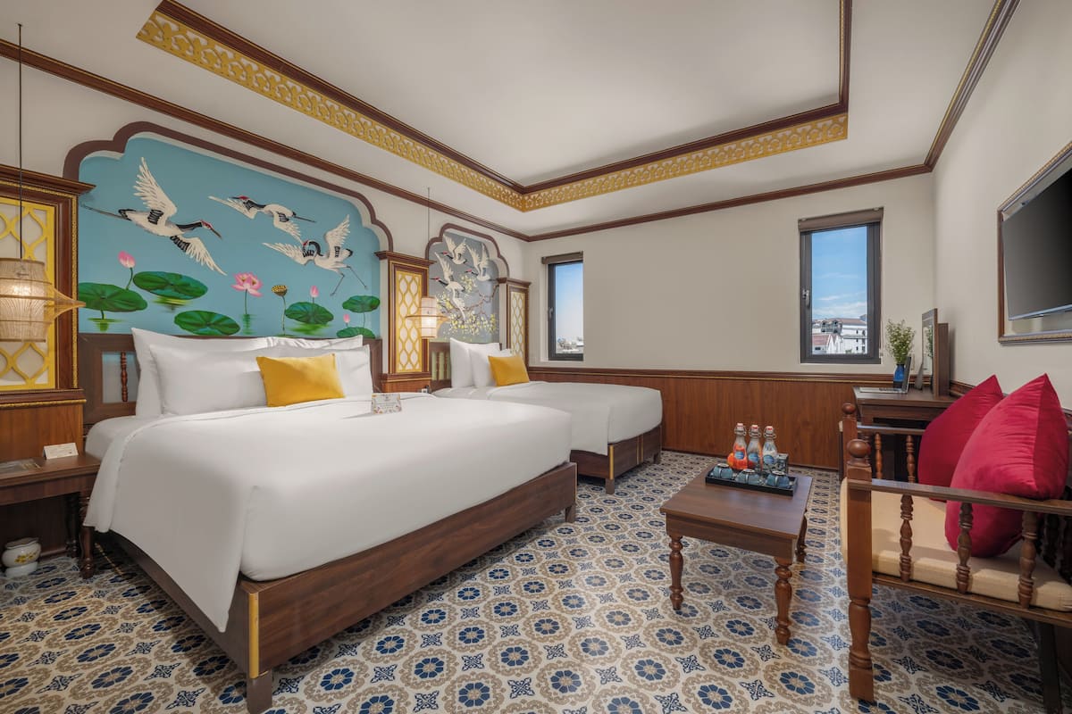 Executive Triple Room, Bathtub, Balcony with Riverside View | Premium bedding, minibar, in-room safe, desk