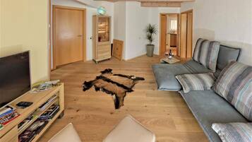Fernseher, DVD-Player, Stereoanlage