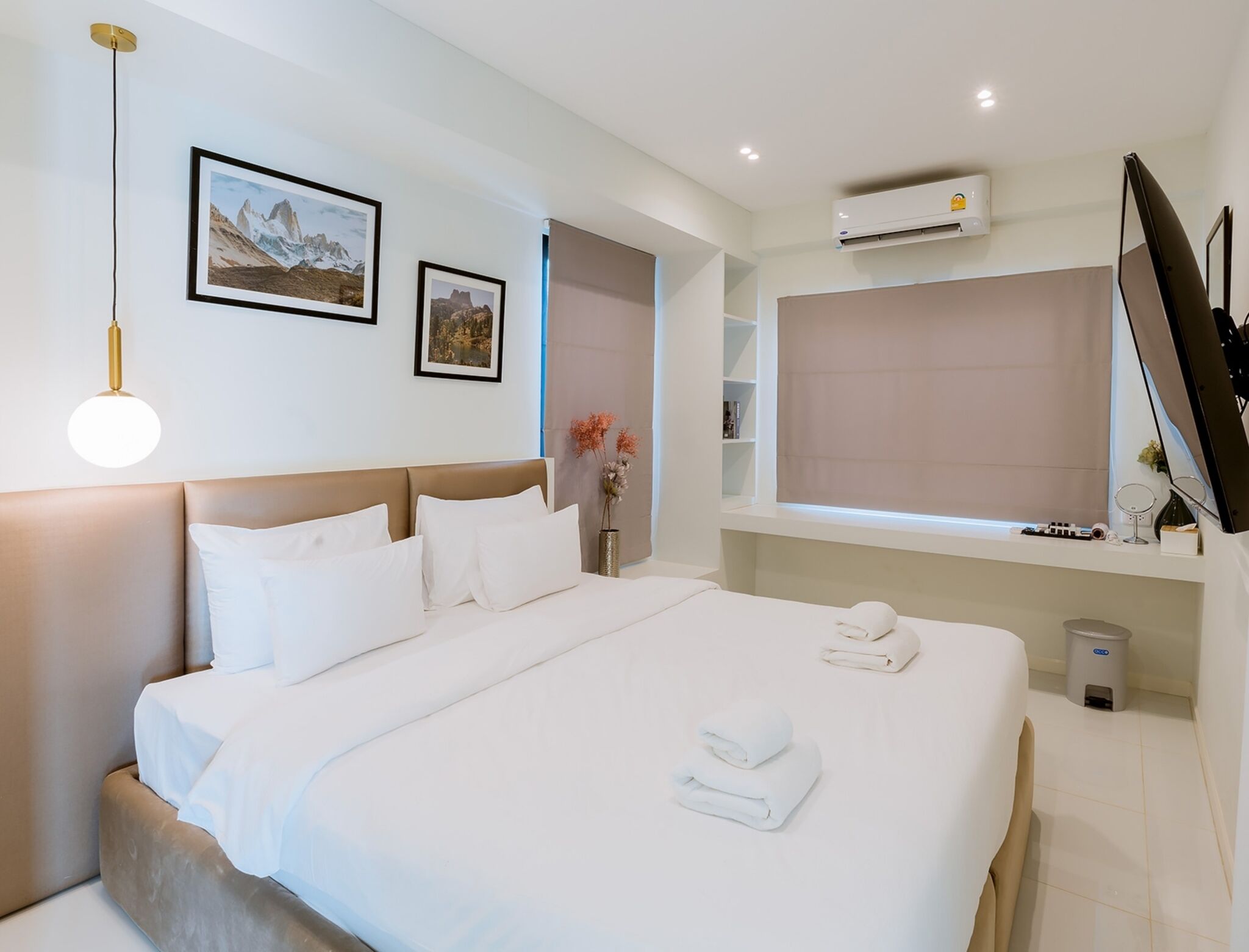 Family Villa, 3 Bedrooms, Private Pool, Mountain View | 3 bedrooms, individually decorated, blackout drapes, soundproofing