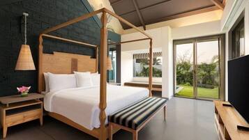 Superior Room, 1 Queen Bed (Premium Cottage with Private Pool) | 1 bedroom, premium bedding, down duvets, memory-foam beds