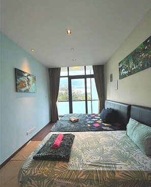 2 bedrooms, WiFi, bed sheets - Riverson Soho B1-3A-8 (Kota Kinabalu)