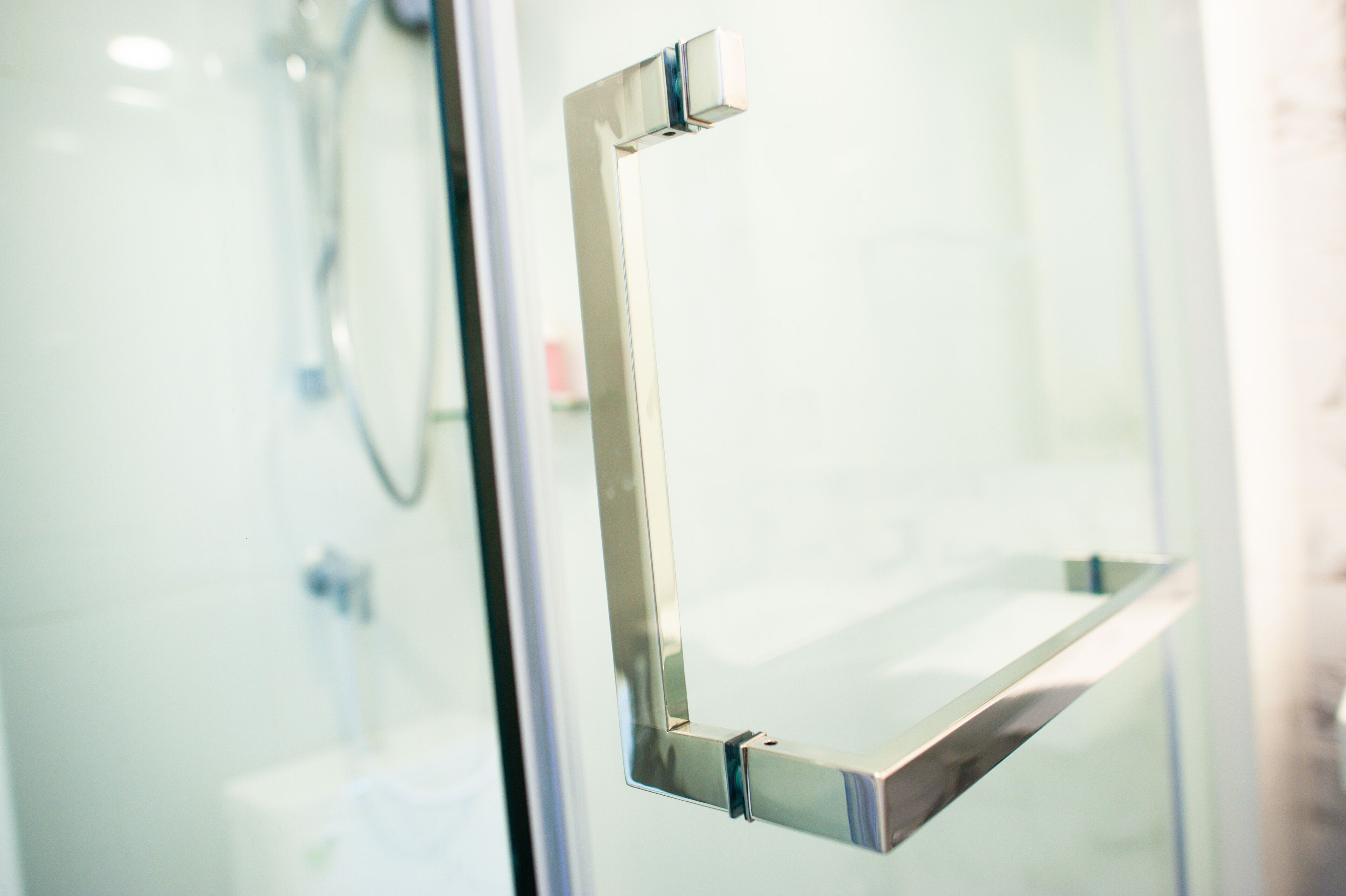 Shower, rainfall showerhead, hair dryer, bidet