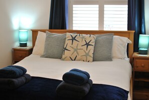 3 bedrooms, iron/ironing board, travel cot, WiFi