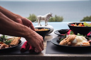 Food and drink - Studio 4 - Amazing sea view, shared pool and resort facilities (Mykonos)