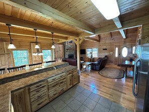 Interior - Peaceful Cabin on Lake Sleeps 18 w outdoor kitchen (Sevierville)