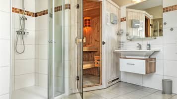 Shower, hair dryer