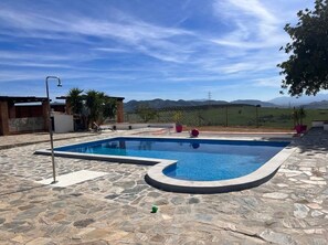 Comfort Quadruple Room, Poolside | Terrace/patio - B&B Casa Loré D'or (Álora)