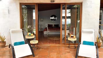 Comfort Quadruple Room, Poolside | Terrace/patio