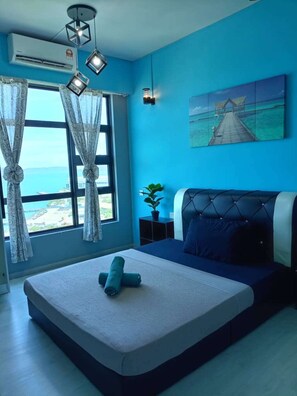 2 bedrooms, WiFi, bed sheets - Jesselton Quay Seaview (Kota Kinabalu)