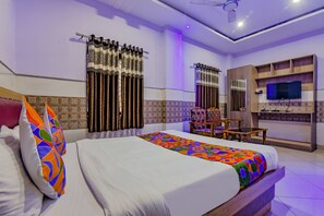 Habitación familiar | Sábanas de algodón egipcio y ropa de cama de alta calidad
