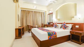 Lakens van Egyptisch katoen, luxe beddengoed, een kluis op de kamer