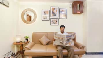 Coin salon dans le hall