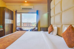 Egyptian cotton sheets, premium bedding, in-room safe, desk - FabHotel Prime The Royal Galaxy (Udaipur)