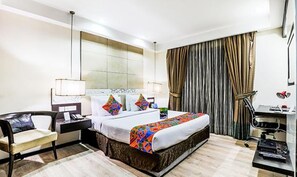 Premium Room | Egyptian cotton sheets, premium bedding, in-room safe, desk - FabHotel Hexa Lajpat Nagar (New Delhi)