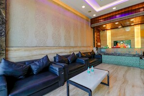 Siddeområde i lobbyen