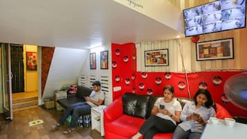 Siddeområde i lobbyen