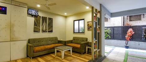 Sala de estar en el lobby