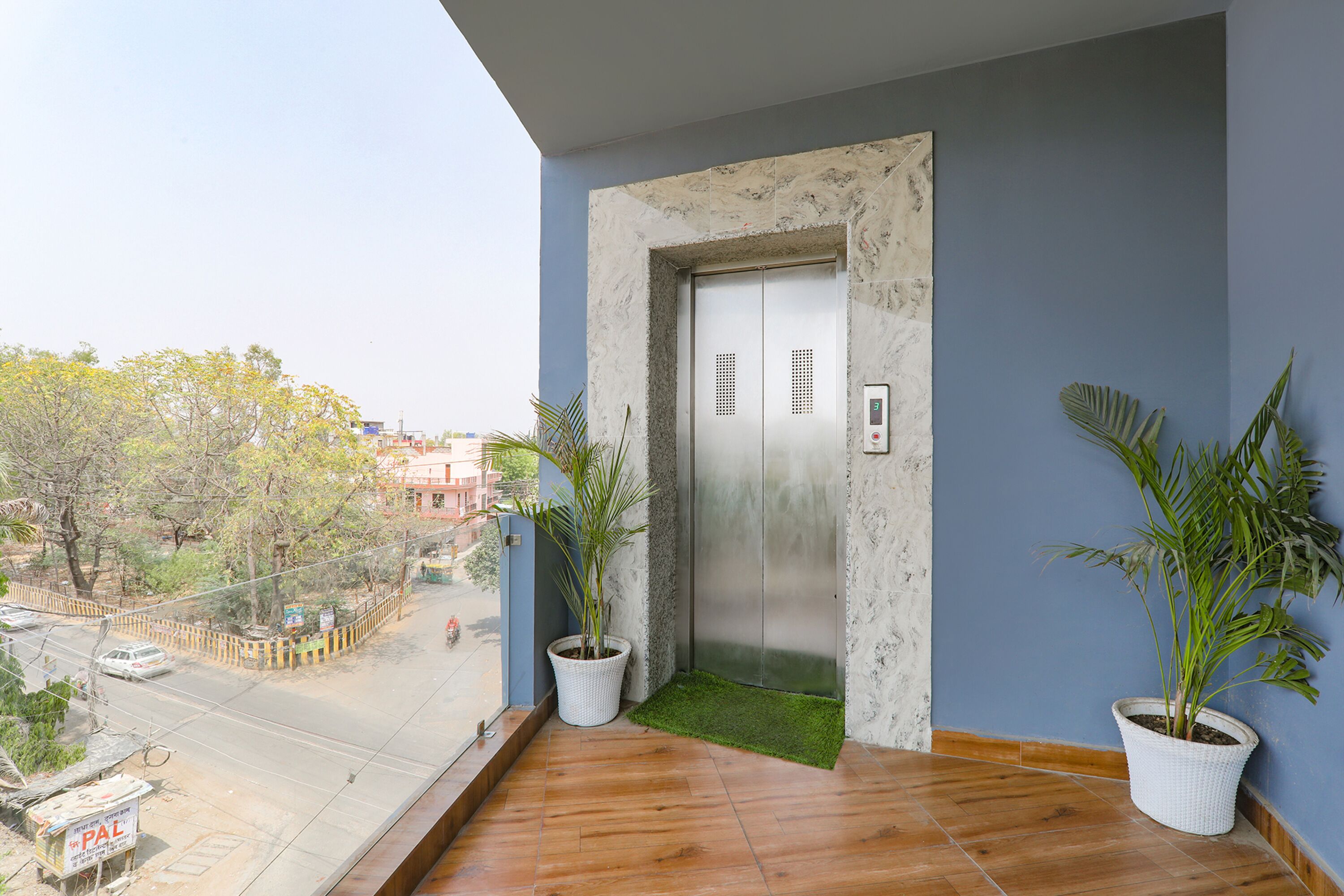 Vue depuis le balcon