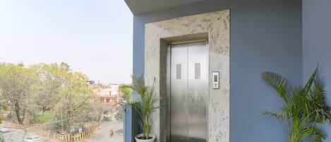 Uitzicht vanaf balkon