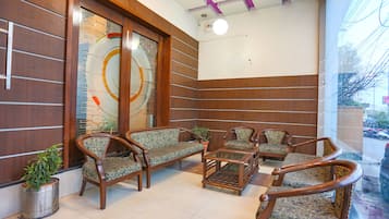 Zona de estar del vestíbulo