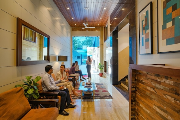 Lobby sitting area