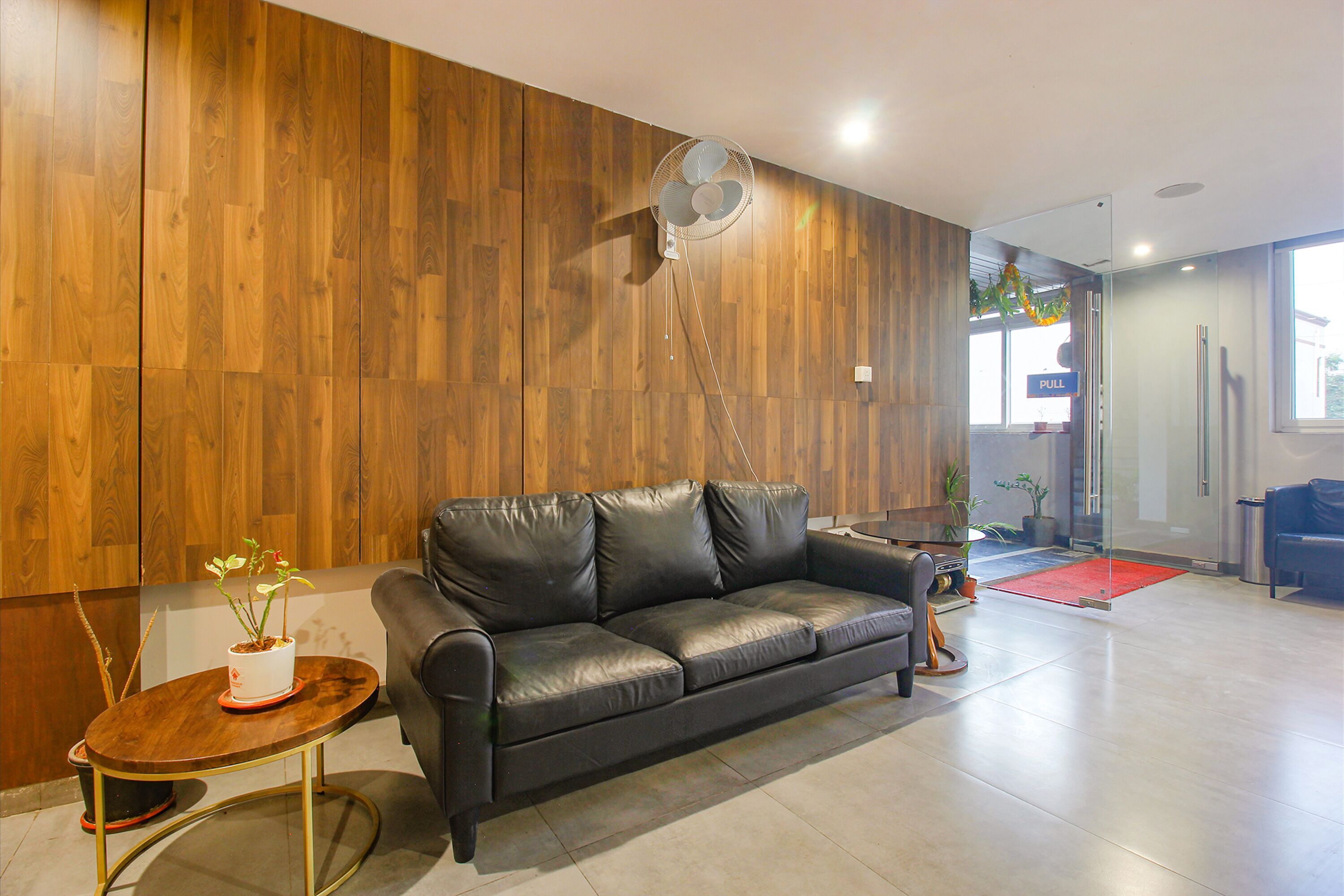 Sitteområde i lobbyen