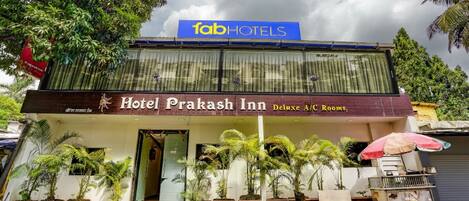 Overnatningsstedets indgangsparti