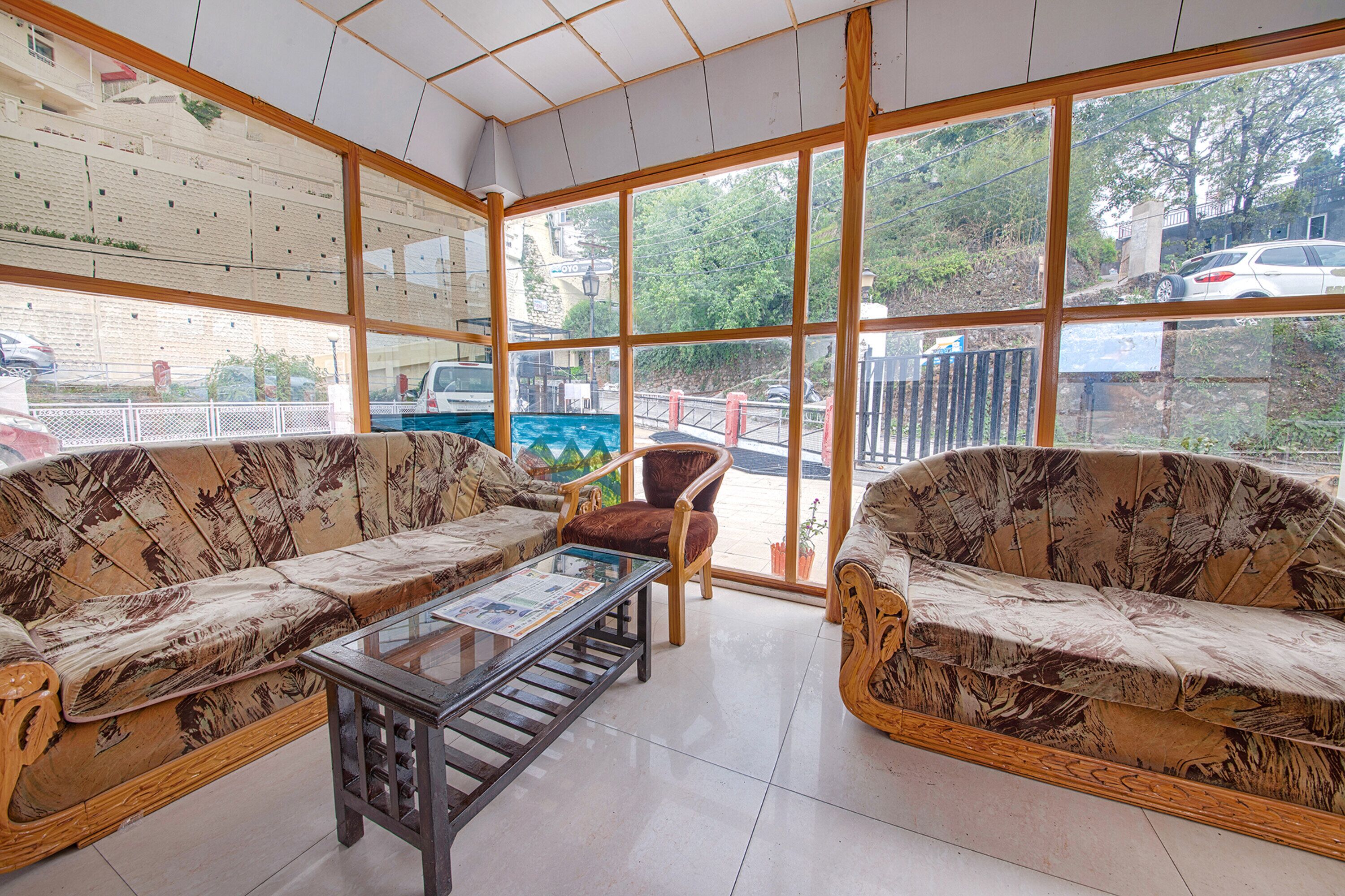 Sittområde i lobbyn