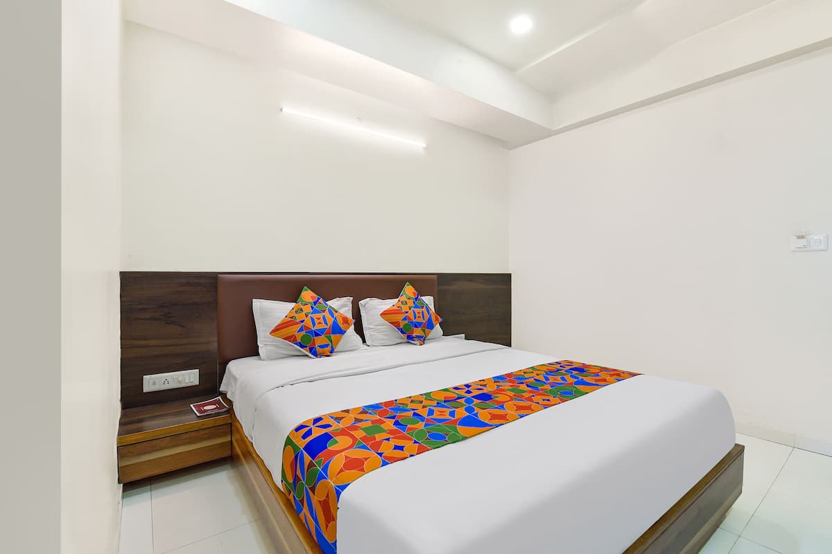 Lakens van Egyptisch katoen, luxe beddengoed, een kluis op de kamer