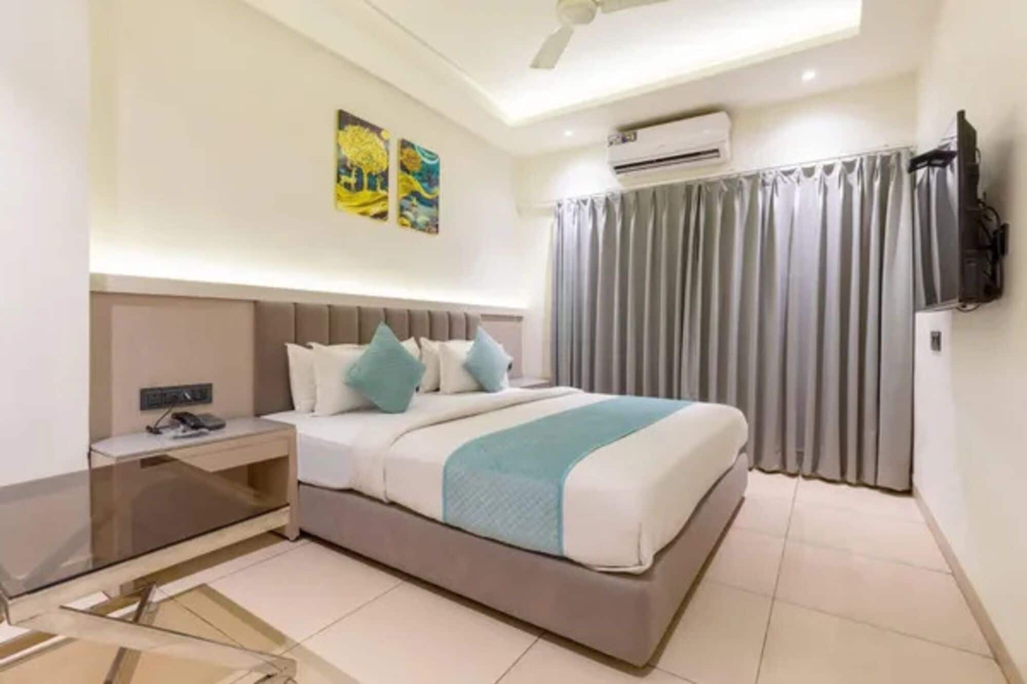 Phòng Executive | Bộ trải giường bằng vải cotton Ai Cập, bộ đồ giường cao cấp 