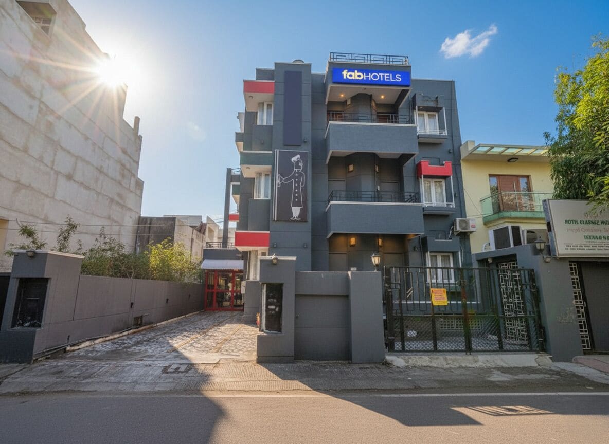 Entrada al alojamiento