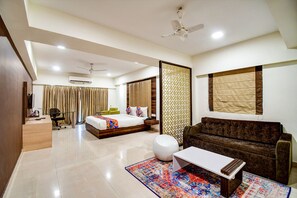 Egyptian cotton sheets, premium bedding, in-room safe, desk - FabHotel Indeedcare Hotel & Resorts (Barasat)