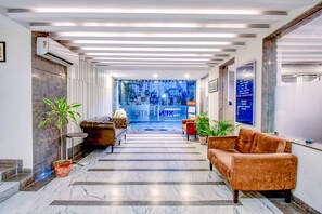 Sitteområde i lobbyen