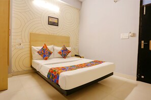 Lakens van Egyptisch katoen, luxe beddengoed, een kluis op de kamer