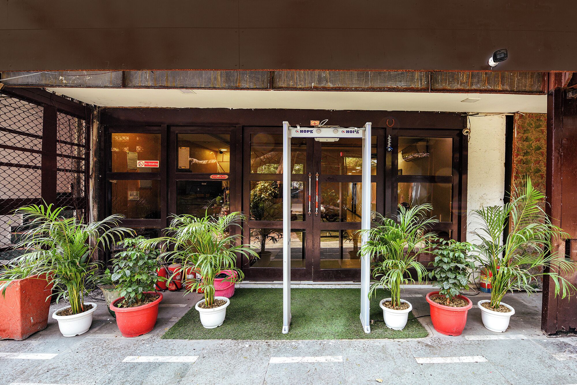 Entrada de la propiedad