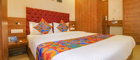 Habitación Premium | Sábanas de algodón egipcio, ropa de cama de alta calidad, caja fuerte