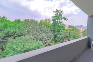 Blick von der Unterkunft