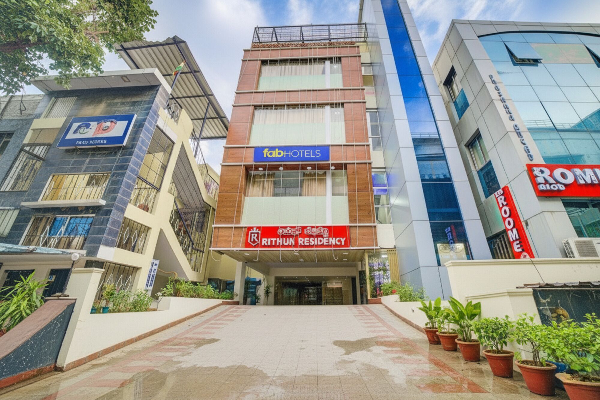 Entrada de la propiedad