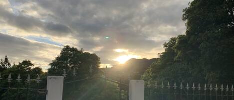 Hus | Udsigt fra overnatningsstedet