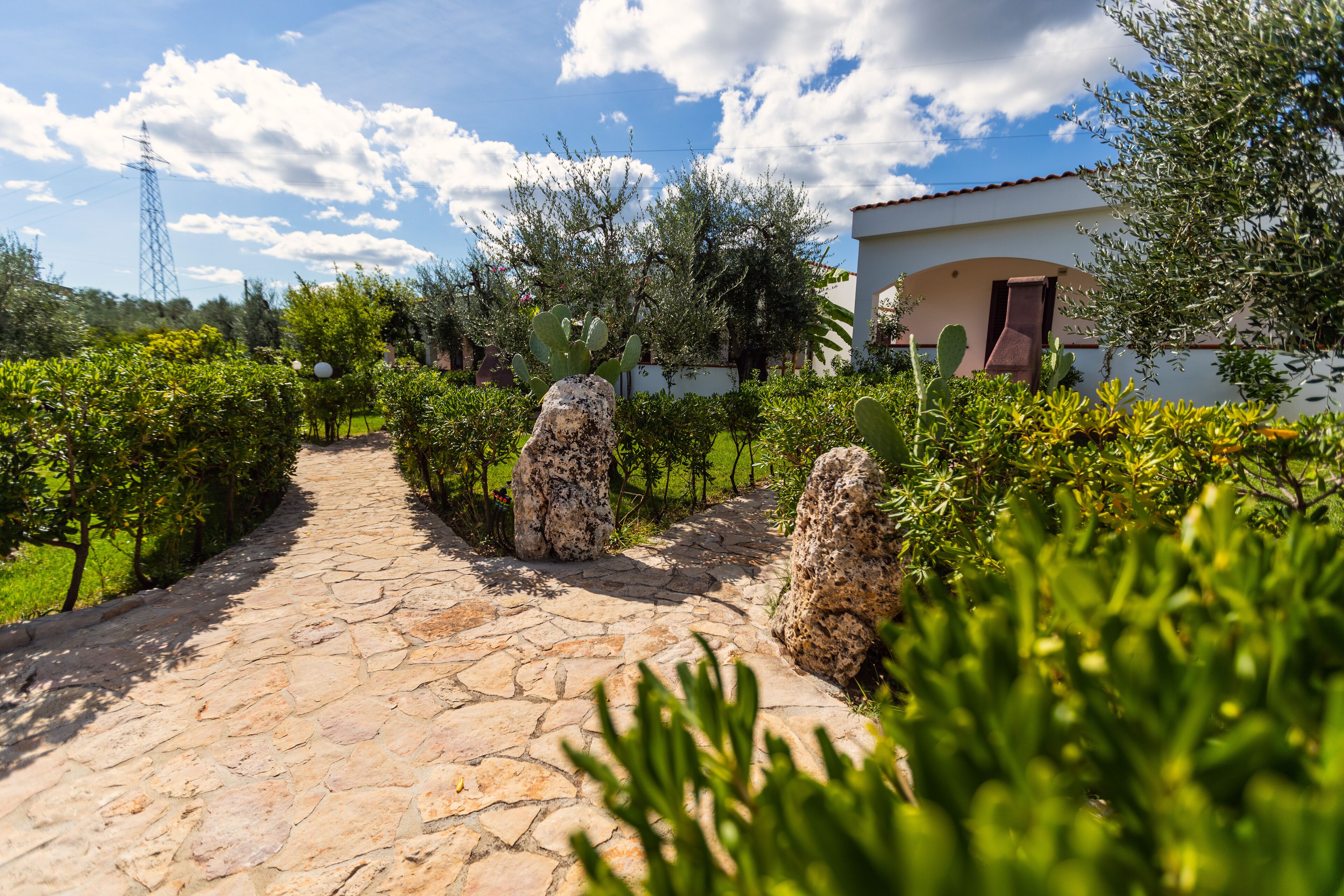 Facciata della struttura