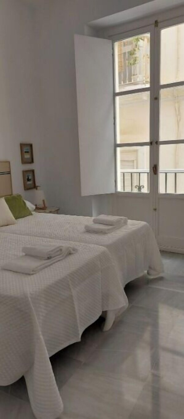 2 bedrooms, iron/ironing board, travel crib, free WiFi