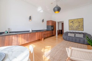 Lägenhet Basic - 2 dubbelsängar | Interiör