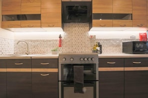 Apartment, 2 Queen Beds | Private kitchen