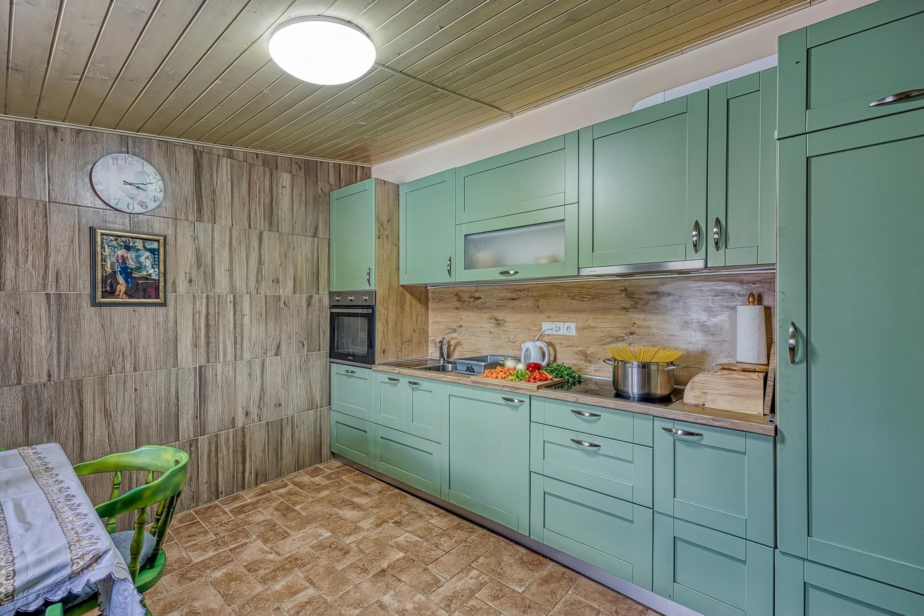 Casa familiare, camere multiple (Wellness House On The River Kupa) | Cucina privata | Frigorifero, microonde, forno, piano cottura